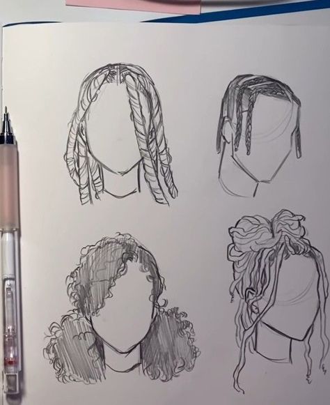 Black Hair Sketch Drawings, Braid Drawing Reference Black, How To Sketch Fingers, Sketches Of Black Love, African Hairstyles Drawing, How To Draw Embarrassed Expression, Hair Drawing Black Woman, How To Draw Hair Texture, Likelihood_art Sketch