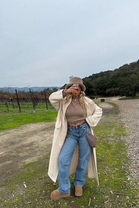 When in Napa 🍷 Jeans are sized up to a 27 reg length Coat is old nakd, necklace is Alliciante, and hat is Ganni so I linked similar! ☺ I'm always putting together chic hairstyles, cute outfits, casual winter outfits, night dinner outfit and maximalist outfit ideas. if you want to shop my looks or dress like me, tap to explore my LTK! Napa Winter Outfit, Casual Winter Dinner Outfit, Fall Dinner Outfit Casual, Arizona Outfits Fall, Maximalist Outfit Ideas, San Diego Outfits, Family Dinner Outfit, Fall Dinner Outfit, Winter Dinner Outfit