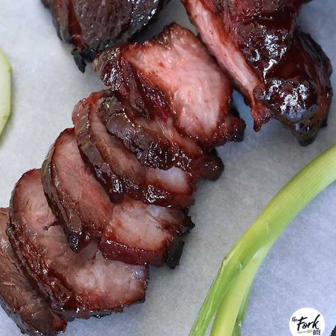 Experience the juicy and flavorful pork with a crispy exterior and a mouth-watering glaze for Sous Vide Char Siu. Char Siu Pork Belly, Char Siu Pork Recipe, Char Sui Pork, Chinese Pork Recipes, Char Sui, Char Siew, Char Siu Pork, Chinese Bbq Pork, Chinese Pork