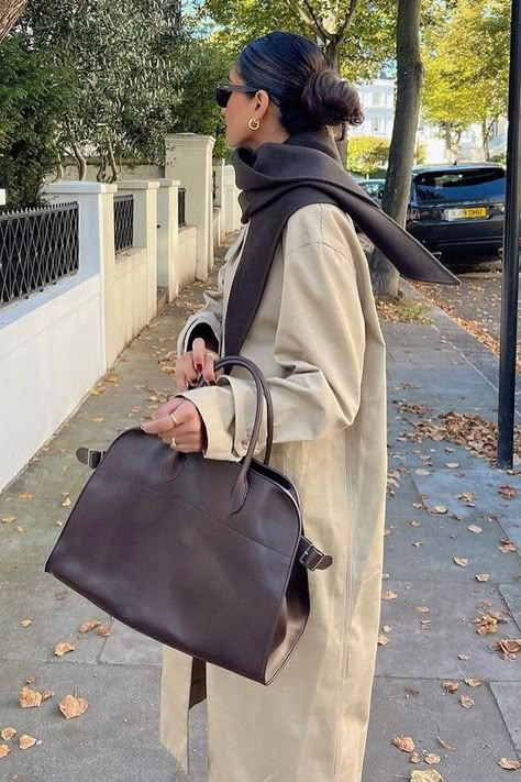 The Row's Margaux Bag is, in my opinion, the best bag on the market right now. Shop my edit of the best iterations, as well as similar versions here. The Row Bag, Elegant Bags, Spring Summer Trends, French Chic, Best Bags, Work Bags, Work Bag, Carry All Bag, Fall Winter Outfits