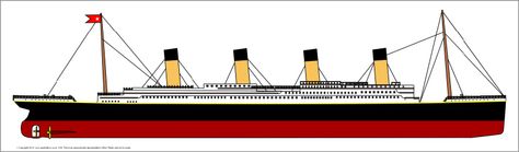 Large Titanic picture for display (SB7697) - SparkleBox Hmhs Britannic, Classroom Wall Displays, Rms Olympic, Real Titanic, Wall Displays, Classroom Display, The Titanic, Rms Titanic, Homeschool Lesson