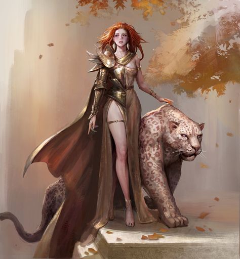 ArtStation - Goddess of autumn, Cham s Goddess Of Autumn, Amazon Warriors, Illustration Fantasy, Internet Art, Elden Ring, Fantasy Warrior, Art Women, Art Website, Fantasy Inspiration