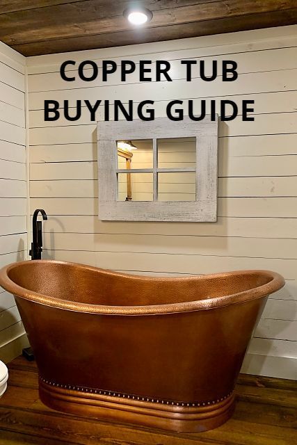 Free Standing Copper Bath Tub, Copper Jacuzzi Tub, Copper Soaking Tubs Master Bath, Bathrooms With Copper Tubs, Cooper Tub Bathroom, Copper Bathtubs Master Bath, Copper Tubs Bathtubs, Copper Bathtubs Rustic Bathrooms, Copper Bath Bathroom Ideas