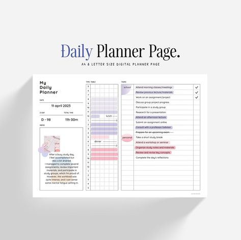 Get organized and stay on track with this 10 minute study planner! This digital and printable planner is undated, so you can use it all year long. It includes a weekly schedule, daily to-do lists, and a study time tracker.

Download your copy today and start studying 10 Minute Study Planner, Planner Template School, Aesthetic Home Page, Cute Notion Template, School Study Planner, Language Study Planner, Home Notion Template, Planner Template Student, Good Notes Digital Planner