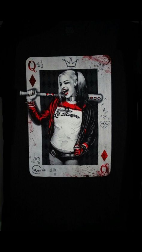 Harley Quinn Bat, Harley Quinn Tattoo, Queen Card, Draw Comics, Margot Robbie Harley Quinn, Margot Robbie Harley, Harley Quinn Drawing, Harley Quinn Quotes, Harley Quinn Artwork