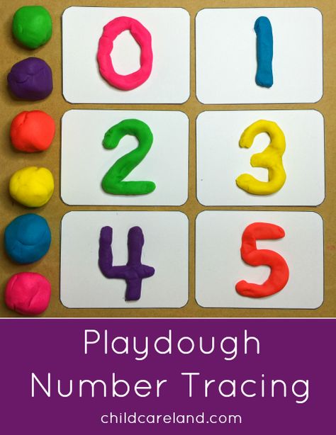 Playdough Number Tracing for fine motor and number identification. Number Playdoh Mats Free Printable, Playdough Number Mats Free, Numbers Playdough Mats Free, Playdough Area, Number Identification Activities 1-5, Math Playdough Mats, Playdough Numbers, Kindergarten Calendar, Number Tracing