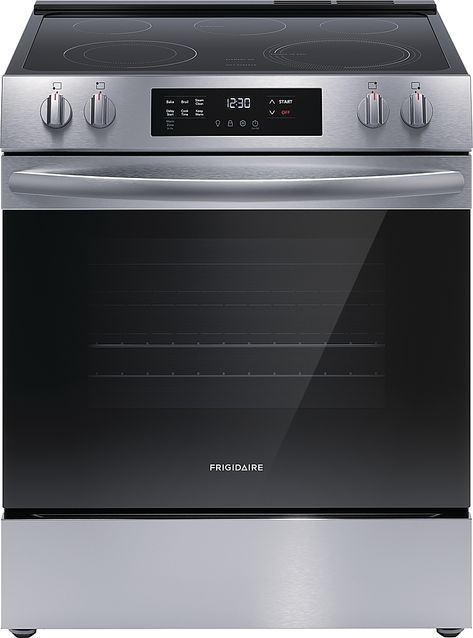 Shop Frigidaire 5.3 Cu. Ft. Freestanding Electric Range Stainless steel at Best Buy. Find low everyday prices and buy online for delivery or in-store pick-up. Price Match Guarantee. Kitchen Appliance Packages, Side By Side Refrigerator, Range Microwave, Built In Dishwasher, Appliance Packages, Outdoor Refrigerator, Integrated Dishwasher, 5 Elements, Kitchen Range