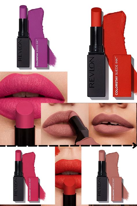 Discover the vibrant shades and velvety texture that will leave your lips feeling soft and looking stunning. Get ready to make a statement with Revlon Lipstick! Revlon Suede Ink, Revlon Colorstay Suede Ink, Smudge Proof Lipstick, Revlon Lipstick, Waterproof Lipstick, Revlon Colorstay, Makeup Must Haves, The Flame, Post Ideas