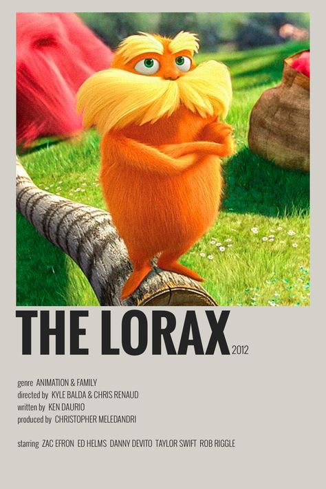 the lorax minimalist/alternative movie poster The Lorax Movie, Lorax Movie, Lorax Party, Wallpaper Iphone Boho, Iconic Movie Posters, Music Poster Ideas, Nature Vibes, Film Posters Minimalist, Poster Anime