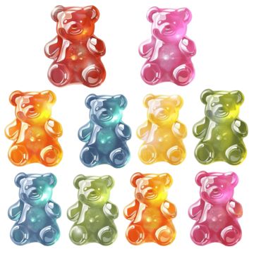 bear,gummy,candy,jelly,cute,cartoon,sweet,gum,food,baby,isolated,kids,white,fruit,green,blue,orange,color,red,pink,colorful,funny,set,fun,yellow,dessert,sugar Gummy Bear Watercolor, Gummy Bears Cartoon, Gummy Art, Gummy Bear Art, Simp Card, Gummy Jelly, Birthday Ads, Candy Png, Jelly Bear