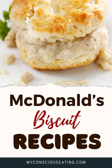 a McDonald's Biscuit on a white plate Mcdonalds Copycat Biscuit Recipe, Mcdonald Biscuit Recipe, Pillsbury Biscuit Copycat Recipes, Mcdonalds Biscuits Copycat, Light Fluffy Biscuits, Copycat Mcdonald’s Biscuits, Mcdonald's Copycat Recipes, Mcdonald’s Biscuits Recipe, Mcdonalds Biscuits Recipe