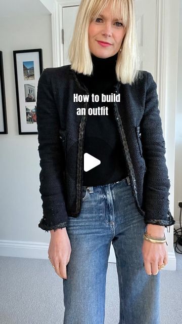 Claire Lopez on Instagram: "The secret to building an outfit… Often lies in proportions and creating balance… by that I mean where and how you use volume in your outfit. Sound on 📢📢 to hear my top tips for creating successful outfits: ✔️ Playing with proportion is the way to create variety in your look. ✔️ I generally try to keep the volume in one area only - either top or bottom. This is particularly important if you are on the shorter side like me!! ✔️ If you feel you’re stuck in a skinny jeans rut, this should help you breathe some life back into them as you change the types and proportions of the pieces you put with them. ✔️ Remember it’s not what you wear it’s how you wear it! Wide leg jeans @paige @theofficialselfridges Black fitted merino roll neck @uniqloeurope from pr Claire Lopez Style, Successful Outfits, Wide Leg Black Jeans, January 22, Roll Neck, Black Fits, Top Tips, Wide Leg Jeans, Leg Jeans