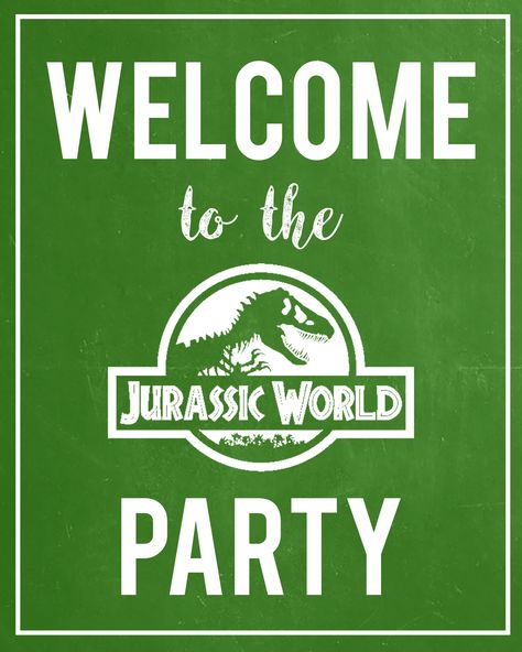 Jurassic Party Ideas, Fête Jurassic Park, Jurassic World Party, Dinosaur Birthday Party Food, Jurassic Park Birthday Party, Jurassic Park Party, Jurassic Park Birthday, Dinosaur Birthday Party Decorations, Dinosaur Birthday Cakes