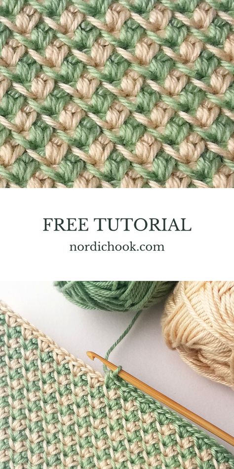 Tunisian Crochet Patterns, Confection Au Crochet, Crochet Stitches For Blankets, Crochet Stitches For Beginners, Single Crochet Stitch, Crochet Stitches Tutorial, Crochet Instructions, Crochet Stitches Patterns, Crochet Blankets