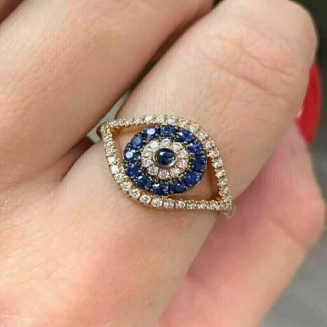 Sparkle your way through with these stunning women's engagement rings! Handmade with lab-created sapphires and adjustable fit. 💍✨ #EngagementRings #LabCreatedSapphire #HandmadeJewelry Blue Sapphire Wedding Ring, Evil Eye Ring Gold, Blue Sapphire Diamond Ring, Diamond Evil Eye, Unique Diamond Rings, Evil Eye Ring, Blue Sapphire Diamond, Sapphire Diamond Ring, Eye Ring