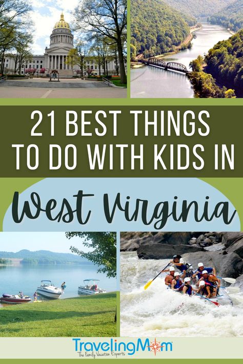 From coal mines to waterfalls, museums and an amusement park, West Virginia offers traveling families with children plenty of activity. A native West Virginian shares the great things to do in the Mountain State, including how to explore one of the newest National Parks (and the only one in the state), New River Gorge. Lots of tips and suggestions of both indoor and outdoor year-round adventures in West Virginia with kids including advice on where to stay and seasonal can't miss fun. Southern Roadtrip, West Virginia Vacation, New River Gorge National Park, Virginia Hill, West Virginia Mountains, West Virginia Travel, Virginia Vacation, Road Trip Planner, Charleston Wv