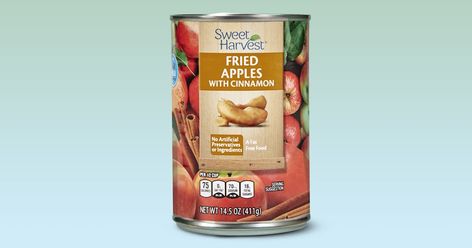 Aldi fans love canned fried apples: Here's how to used them Canned Fried Apples, Fall Baking Easy, Fried Apples Recipe Easy, Simple Rustic Table, Cinnamon Sweet Potatoes, Apples With Cinnamon, Dinner Vegetables, Apple Crisps, Baked Apple Recipes