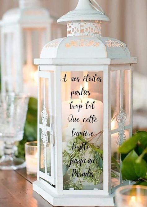 Lantern Debut Theme, Idee Deco Mariage Cricut, Wedding Memorial Lantern, Stickers Wedding, Wedding Lanterns, Happy Cards, Lanterns Decor, Personalized Decor, Weeding