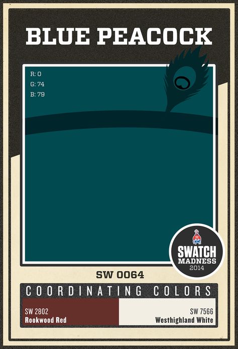 Sherwin-Williams paint color - Blue Peacock (SW 0064) Peacock Blue Front Door, Silken Peacock Sherwin Williams, Silken Peacock Sherwin Williams Front Door, Blue Peacock Paint, Blue Peacock Sherwin Williams, Sw Blue Peacock, Sherwin Williams Silken Peacock, Behr Peacock Blue, Peacock Blue Paint