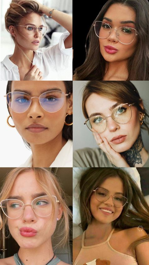 Cateye Glasses Aesthetic, Eyeglasses Inspo Aesthetic, Cat In Glasses Aesthetic, Cat Aesthetic Glasses, Cute Cats Wearing Glasses, Glasses Aesthetic, Classy Glasses, Glasses Inspiration, Cat Glasses