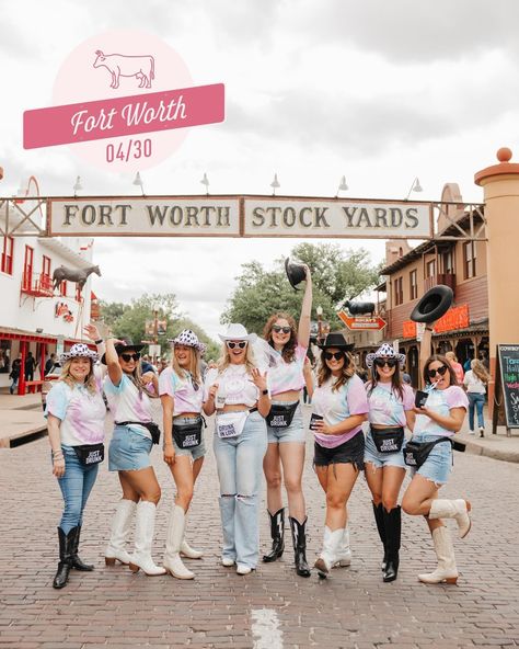 Step aside @taylorswift, there’s a new tour in town... The Pink Hen Tour! 💖🚌 ⁠ ⁠ Follow along as we explore bachelorette destinations across the USA with new stops every Tuesday. First up: Fort Worth! 🤠⁠ ⁠ See you there 🙌⁠ Sponsored By: @charleston.bachelorette @vegasgirlsnightout @girlabouttown_denver @girlabouttown_chicago @onkormiamicharters ⁠ #stagandhen #shopstaganhen #pinkhentour ⁠ Fort Worth Texas Bachelorette Party, Fort Worth Bachelorette Party, Dallas Bachelorette Party, Texas Bachelorette Party, Charleston Bachelorette, Bachelorette Destinations, Bachelorette Trip, Ft Worth, Every Tuesday