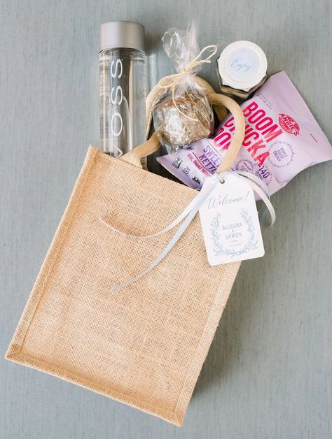 Fill your welcome bags with weekend and every day essentials your guests will need! Wedding Guest Gift Bag, Pelican Hill Wedding, Bachelorette Gift Bags, Guest Gift Bags, Personalized Beach Bags, Pelican Hill, Wedding Welcome Gifts, Destination Wedding Welcome Bag, Corporate Gift Baskets