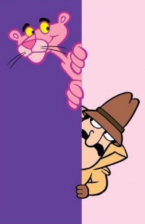 Inspector Clouseau, Freddy Krueger Art, Pink Panther Cartoon, The Pink Panther, Panther Art, Panther Logo, Animation Art Sketches, Painting Canvases, Classic Cartoon Characters