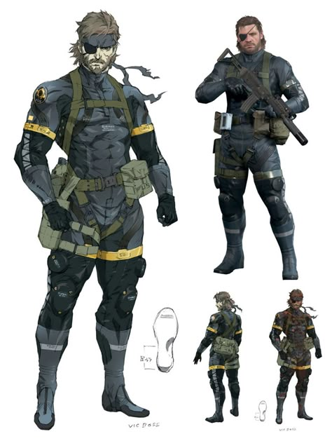 Snake Concept Art from Metal Gear Solid V #art #artwork #gaming #videogames #gamer #gameart #conceptart #illustration #metalgearsolid #metalgearsolid5 #mgs5 Metal Gear V, Ekko League Of Legends, Metal Gear Art, Yoji Shinkawa, Metal Gear Solid Series, Snake Metal Gear, Mgs V, Phantom Pain, Metal Gear Solid V