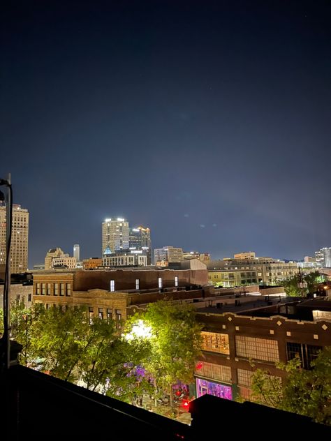 Rooftop birmingham alabama city night lights skyline downtown Birmingham Alabama Aesthetic, Alabama Aesthetic, City Night Lights, Birmingham Skyline, Fall Semester, City Night, Birmingham Alabama, Junior Year, The Loft