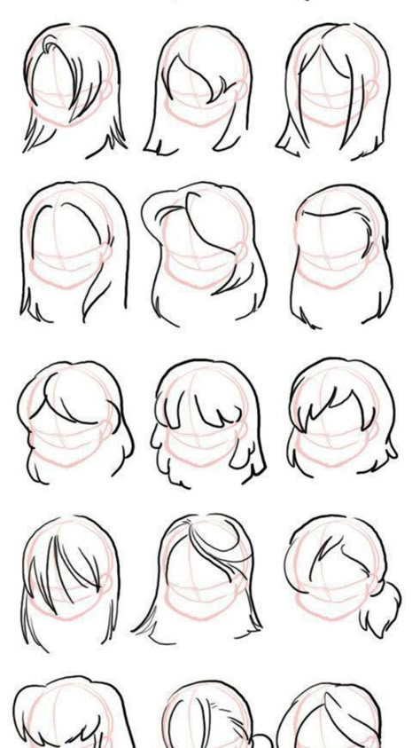 21 DRAWING REFERENCES - julsweek Easy Hair Drawings, Hair Drawings, Drawing Hair Tutorial, Hair Sketch, Body Base Drawing, How To Draw Anime, Creative Drawing Prompts, How To Draw Anime Hair, Sketches Tutorial