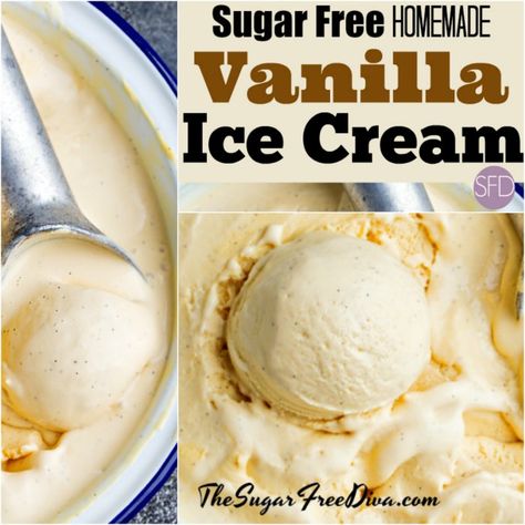 Ice Cream For Diabetics, Low Carb Ice Cream Recipe, Chai Recipes, Kitchen Aid Ice Cream, Keto Friendly Ice Cream, Es Cream, Stevia Recipes, Sugar Free Ice Cream, Homemade Strawberry Ice Cream