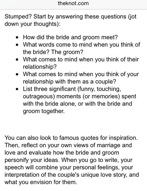 Maid of Honor Speech Maid Of Honor Speech Ideas, Funny Wedding Toasts, Matron Of Honor Speech, Sister Wedding Speeches, Speech Quotes, Funny Wedding Speeches, Best Friend Funny, Speech Quote, Best Man Wedding Speeches