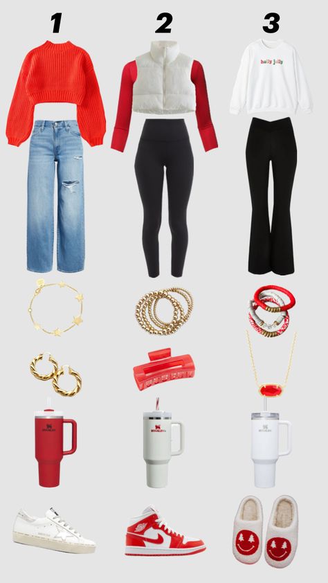 #christmas #christmasaesthetic #pickanoutfit #aesthetic Christmas Outfits Teens, Cute Christmas Outfits, Girls Christmas Outfits, Christmas Outfits, Christmas Aesthetic, Christmas Girl, Cute Christmas, Clothes Ideas