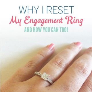 Why I Reset My Engagement Ring… and How You Can Too! 6 Year Wedding Anniversary, Small Simple Engagement Rings, Small Engagement Rings, One Day Detox, Rose Gold Promise Ring, Air Popped Popcorn, Engagement Rings Cushion, Video Advertising, Simple Engagement Rings