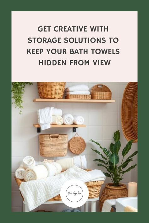 Discover creative bath towels storage ideas for a clutter free bathroom. Maximize space and keep your towels organized with these smart solutions and stylish tips. Bath Towels Storage Ideas, Towels Storage Ideas, Diy Wooden Ladder, Towels Storage, Towel Display, Bath Towel Storage, Recessed Cabinet, Stylish Tips, Towel Ladder