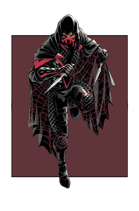 (Miles Morales from Earth-1610) This version of miles is a mercenary in the weirdworld a middle age type earth were the champions were sended by Man Thing (Champions #25) Miles Morales The End Suit, Miles Morales Suit Design, Miles Morales Redesign, Spider Man Redesign, Miles Morales Venom, Shadow Spider, Earth 1610, Futuristic Samurai, Miles Morales Spider Man