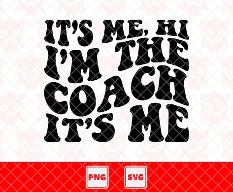 Coach Svg, Parkinsons Awareness, Gift For Coach, Coach Shirt, Coach Shirts, Tired Mom, Vector Cut Files, Cheer Mom, Print Decals