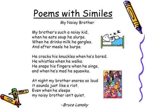 Alliteration Poem, Funny English Poems For Grade 6, Alliteration Examples Poetry, Personification Poems, Metaphor Poems, Simile Poems, Extended Metaphor Poems, Races Writing Strategy, English Poems For Kids