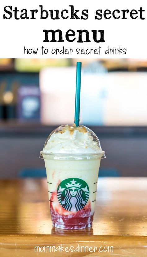 How to order Starbucks secret menu drinks at the store! 7 of the best SECRET menu drinks and how to order them! Plus how to make them AT HOME! Yessss. Dutch Bros Secret Menu, Drinks At Starbucks, Iced Starbucks Drinks, Secret Starbucks Drinks, Starbucks Secret Menu Drinks, Starbucks Secret, Easy Coffee Recipes, Easy Autumn Recipes, How To Order Starbucks