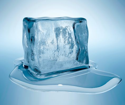 melting ice cube Ice Cube Melting, Crystalline Structure, Surreal Photos, Physical Change, Robert Frost, Ice Melting, Photo Cake, Butter Dish, Ice Cube