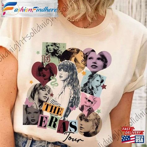 Taylor Swift Tshirt, Taylor Eras Tour, Era Tour, Taylor Outfits, Taylor Swift Shirts, Taylor Swift Tour Outfits, Taylor Swift Concert, Custom Clothing, Valentine T Shirts