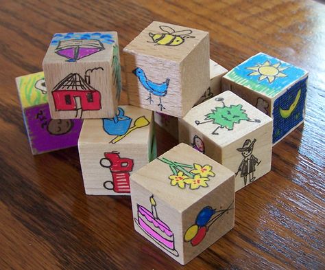 Story Cubes, Bug Hotel, Paper Butterflies, Story Telling, I Can't Wait, Leaf Art, Baby Games, Story Time, Projects For Kids