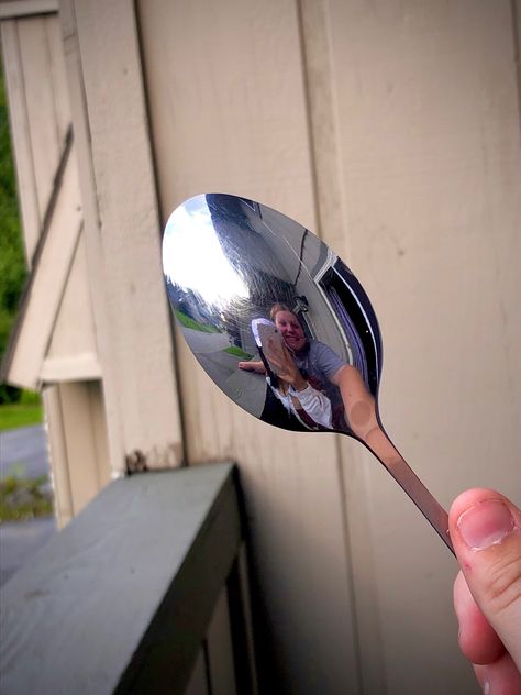 Spoon Aesthetic, Fake Photo Sick, Camping Aesthetic, Watering Globe, Serving Spoons, Pretty Selfies, Spoons, Camping, Collage