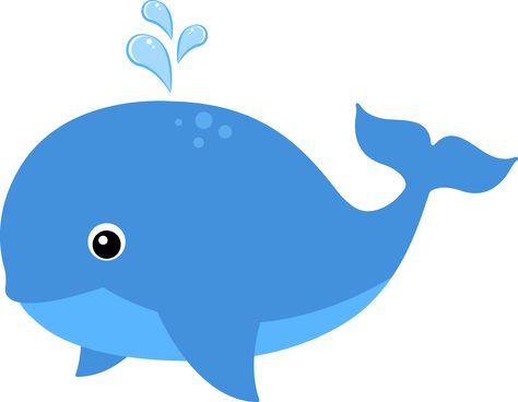 Whale Clip Art, Whale Clipart, Fish Clipart, Clip Art Free, Baby Whale, Itachi Uchiha Art, Whale Art, Sea Colour, Cute Clipart