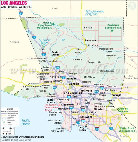 Los Angeles County Map Map Of Los Angeles, River Map, Los Angeles Map, County Map, California Map, Ventura County, Comprehension Worksheets, Dream City, Los Angeles County