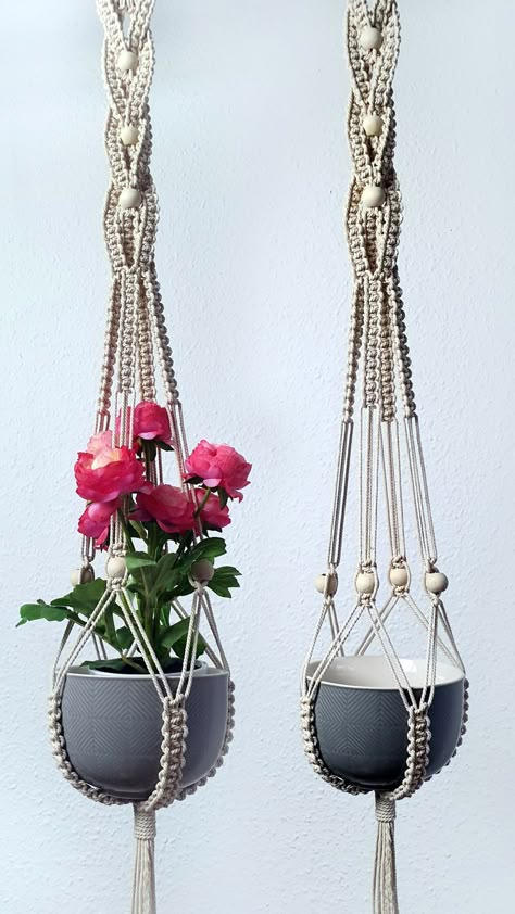 plant hanging ideas, macrame, room decoration diy, plant hanger patterns, hanging air plants, air plant holder macrame, hanging basket ideas, flower pot holder diy, boho decor macrame, easy craft ideas Macrame With Beads Plant Hangers, Jute Macrame Plant Hanger Diy, Braided Macrame Plant Hangers, 2 Color Macrame Plant Hanger, Macrame Plant Hanger For Large Pots, Macrame Plant Hanger Knots, Paracord Macrame Plant Hanger, Macrame Plant Hangers With Beads, Macrame Plant Hanger Designs