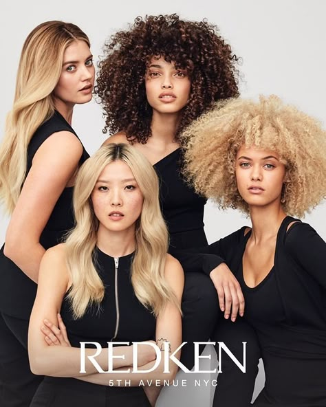 Aliana King Featured In Redken Ad Campaign - Bernews Hair Advertising, Hair Levels, Aveda Hair, Modeling Portfolio, Beauty Advertising, Campaign Photography, Glamour Hair, Beauty Salon Design, Hair Photography