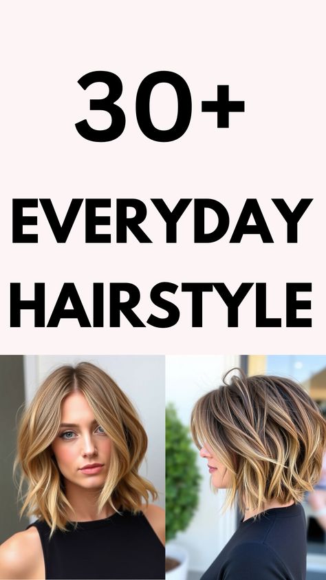 Discover the best everyday hairstyles that are both easy and stylish! From quick and simple looks to trendy yet practical styles, these everyday hairstyles will save you time while keeping you looking chic. Perfect for busy mornings or casual outings, these versatile styles are suitable for all hair types, including straight, curly, and wavy hair. Get inspired with quick hairstyles for work, school, or just running errands. Find your next go-to easy hairstyle today! Quick Hairstyles For Work, Hairstyles For Work, Easy Hairstyle, Quick Hairstyles, Everyday Hairstyles, All Hair Types, Hair Today, Hair Types, Save You