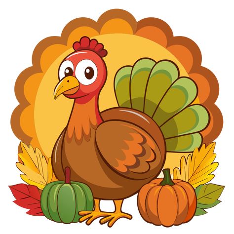 Cute Cartoon Turkey Clipart Painting A Turkey, Thanksgiving Painting, Thanksgiving Icons, Turkey Illustration, Turkey Clipart, Thanksgiving Templates, Turkey Painting, Thanksgiving Clipart, Happy Thanksgiving Turkey