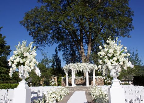 Tate House North Georgia Garden Wedding Ceremonies Covered Pavilion, Georgia Garden, Mansion Weddings, Christmas Open House, Simple Wedding Decorations, Garden Weddings Ceremony, All White Wedding, Instagram Wedding, Wedding Prices